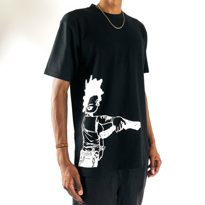 GTG "BOONDOCKS."  *BLACK* TEE