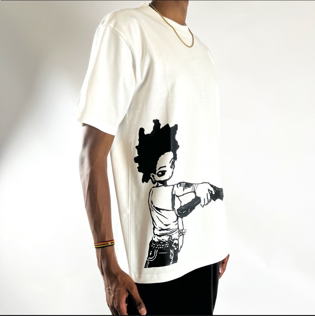 GTG "BOONDOCKS."  *WHITE* TEE